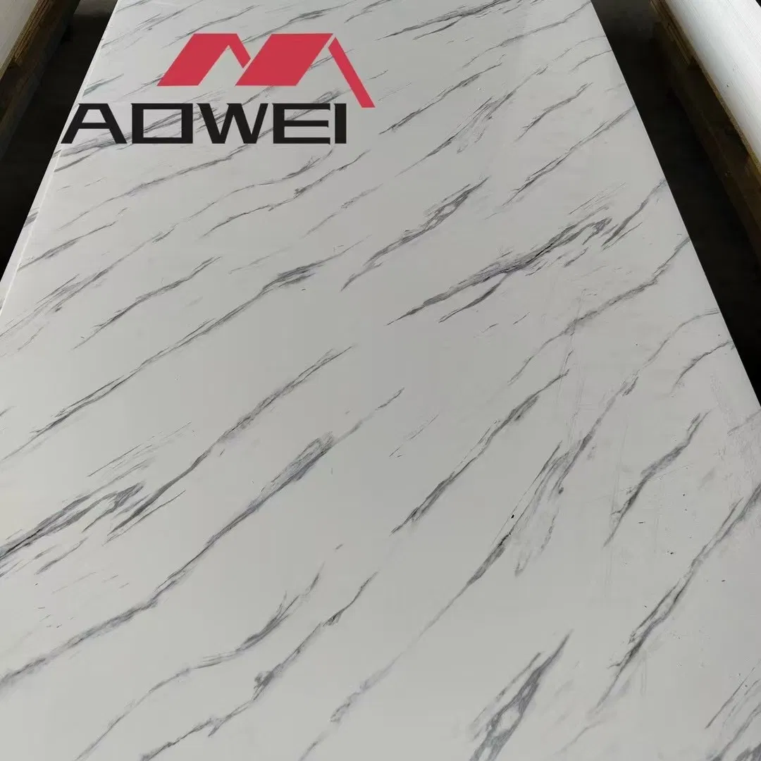 Modern Charcoal PVC Marble Wall Panels for Easy Installation