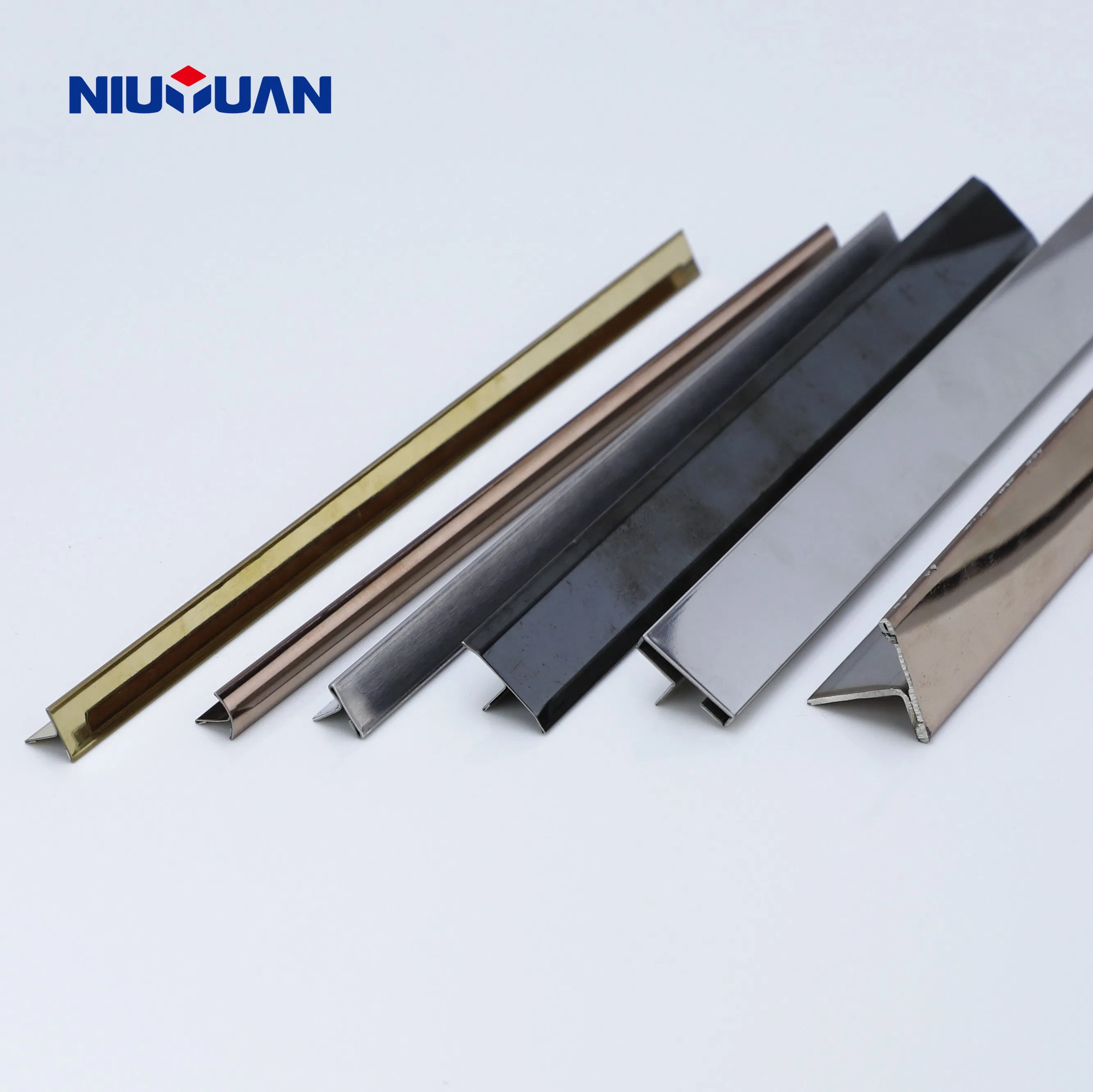 Chrome Effect Brick-Tile-Accessories Tile Profiles Stainless Steel Tile Trim