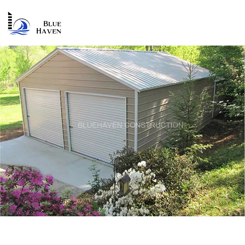 Galvanized Steel Frame Garage Garden Storage Shed Outdoor