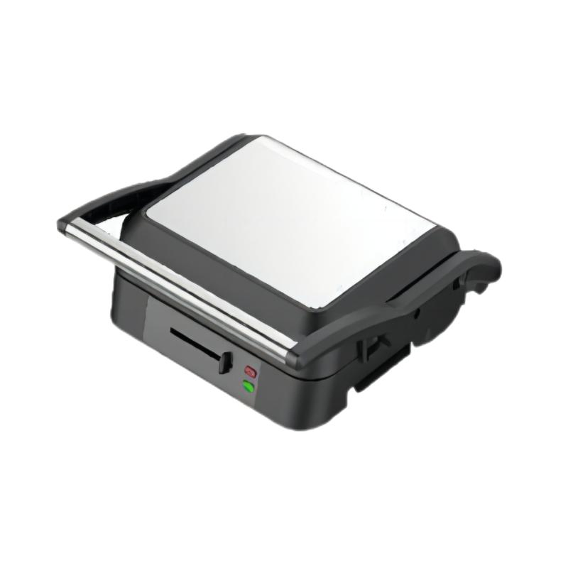 4 Slice Non Stick Stainless Steel Electric BBQ Press Grill