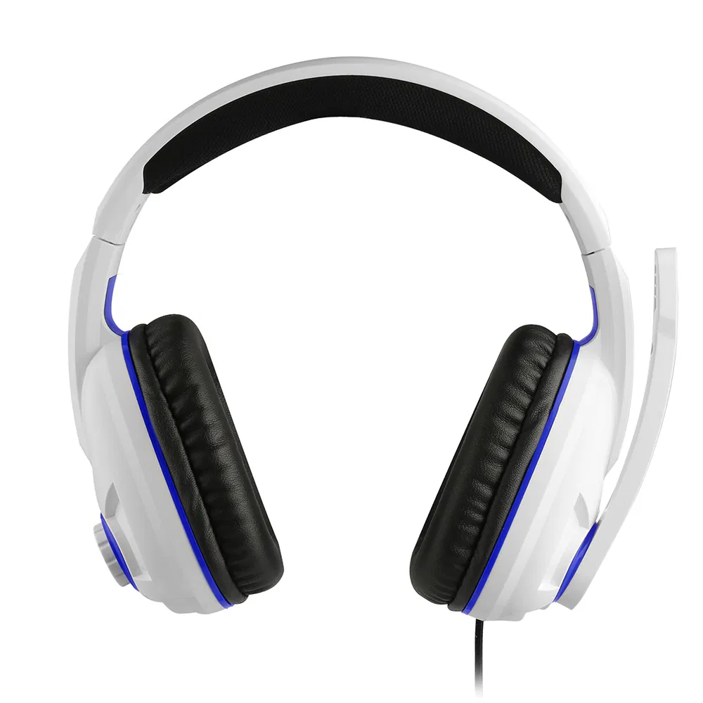 Custom White High-End Wired Computer Teaching Headphones Stereo Sound PS5 Gaming Headsets