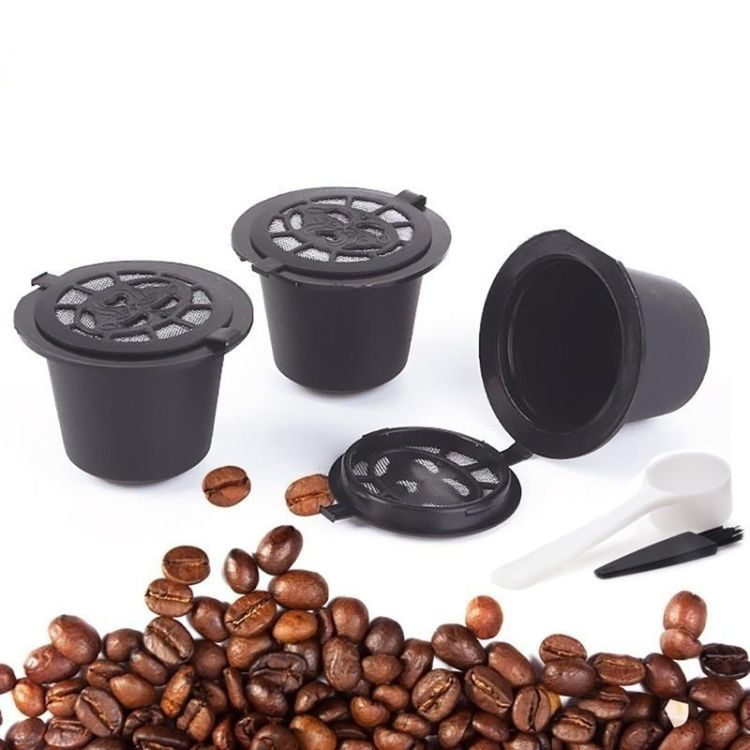 Plastic Reusable Coffee Pod Cups Compatible Refillable Coffee Filter for Coffee Makers