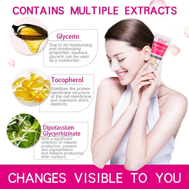 Wholesale Skincare Smoothing Body Sensitive Parts Whitening Cream