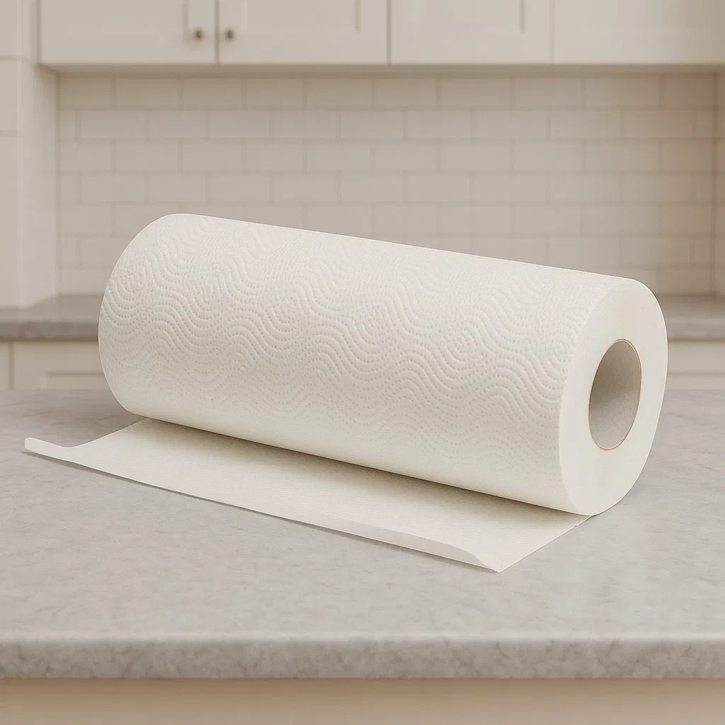 Kitchen Paper Towel Roll Dish Washing Rags Cleaning Ultra Absorbent Disposable Cheap Biodegradable Kitchen Paper Towel Roll