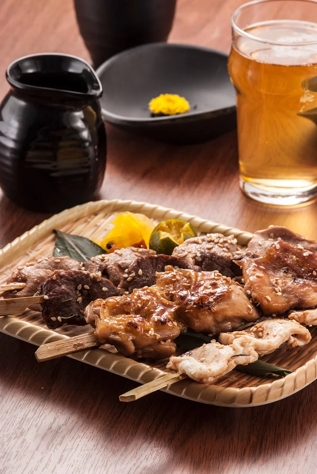 Wood Grain Pattern Melamine Chopsticks Holders Japanese Choopsticks Serving Holder