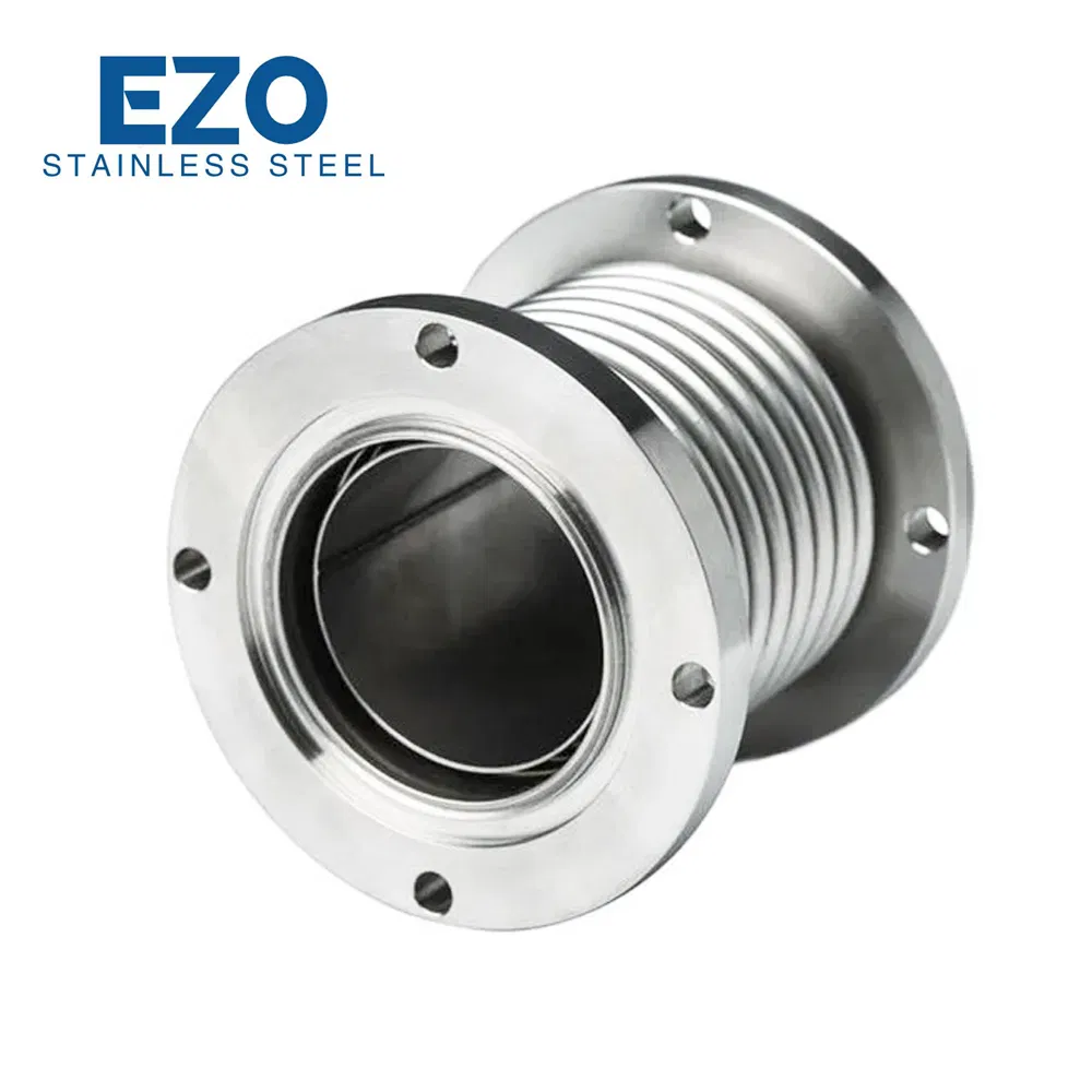 Stainless Steel Limit Rods Metal Bellow Transflex Expansion Joint Double Flange Compensator Dismantling Piece