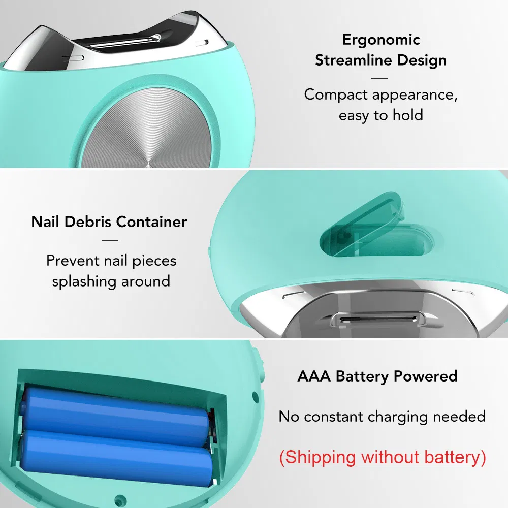 New Electric Nail Clippers for Baby Adult Low Noise Baby Nail Clipper File Nail Trimmer