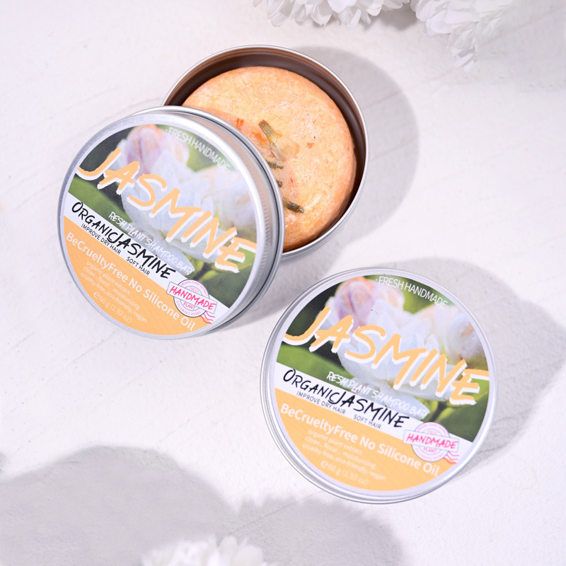 Beauty Cosmetics Skin Care Oil Control Scurf Removal Jasmine Shampoo Bar