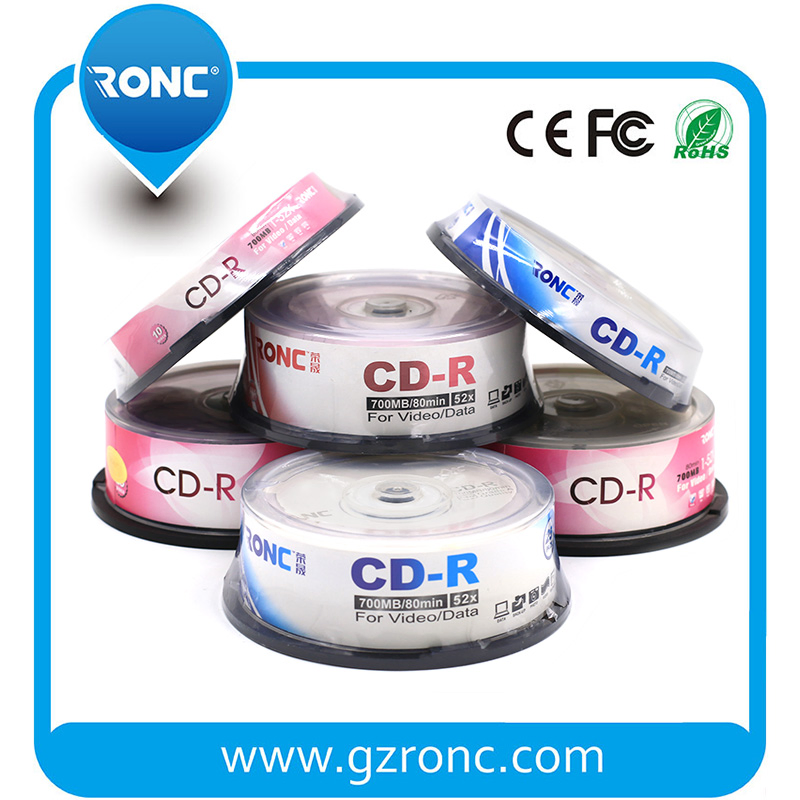 Чистый CD-R диск 700МБ 80мин 52X для печати