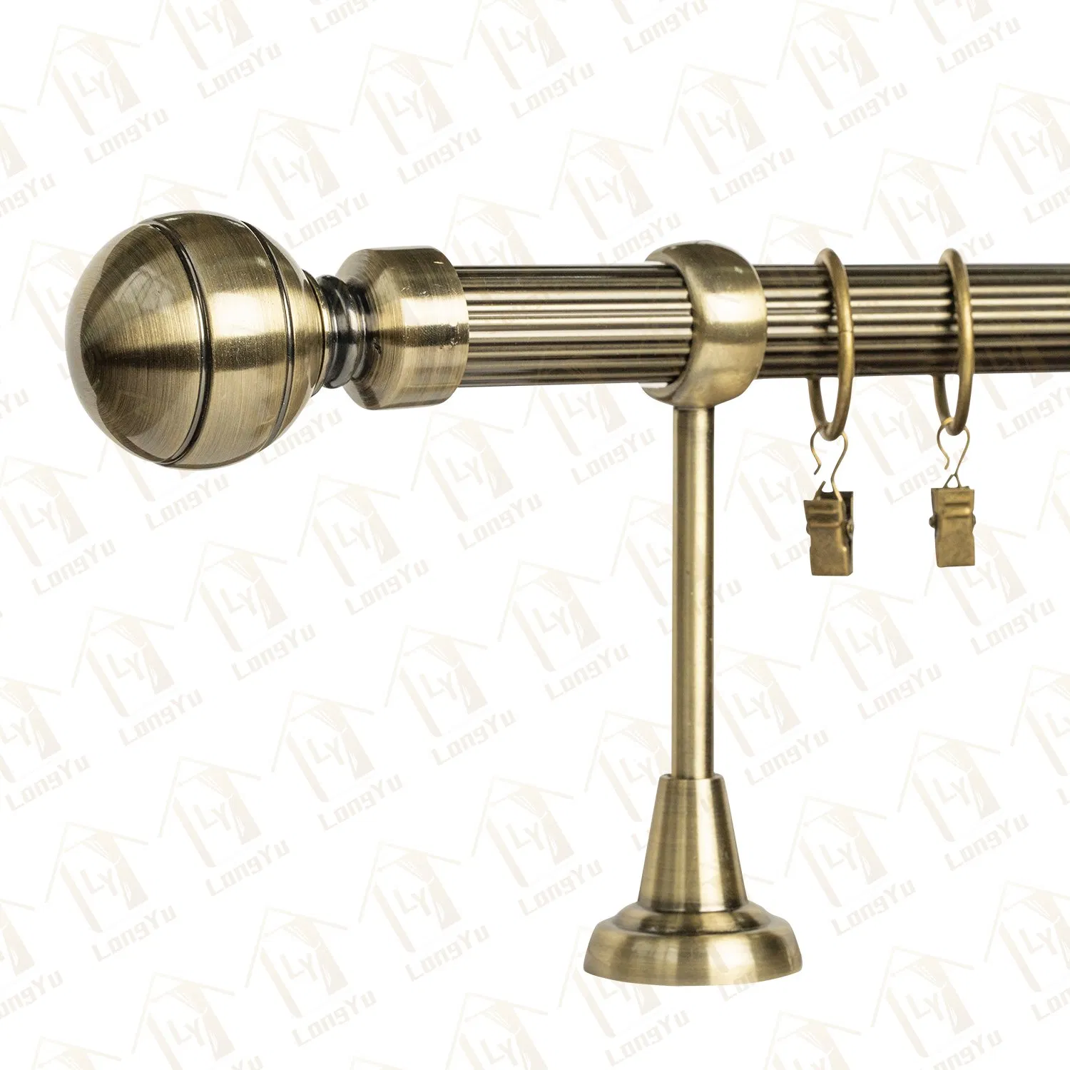 50mm Balls Curtain Pole Finials, Curtain Rods Finials