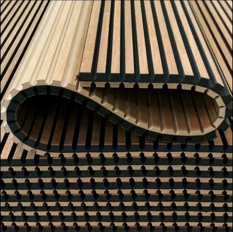 Xinmei Fireproof Wood Environmentally Friendly Sound Insulation Wall Wooden Polyester Board Slat Wall Panel