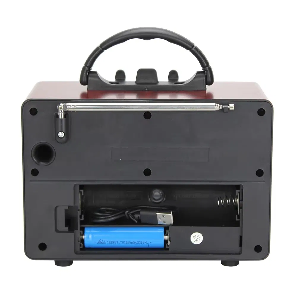 Ретро радио NS-6636BT с Bluetooth, деревянный корпус