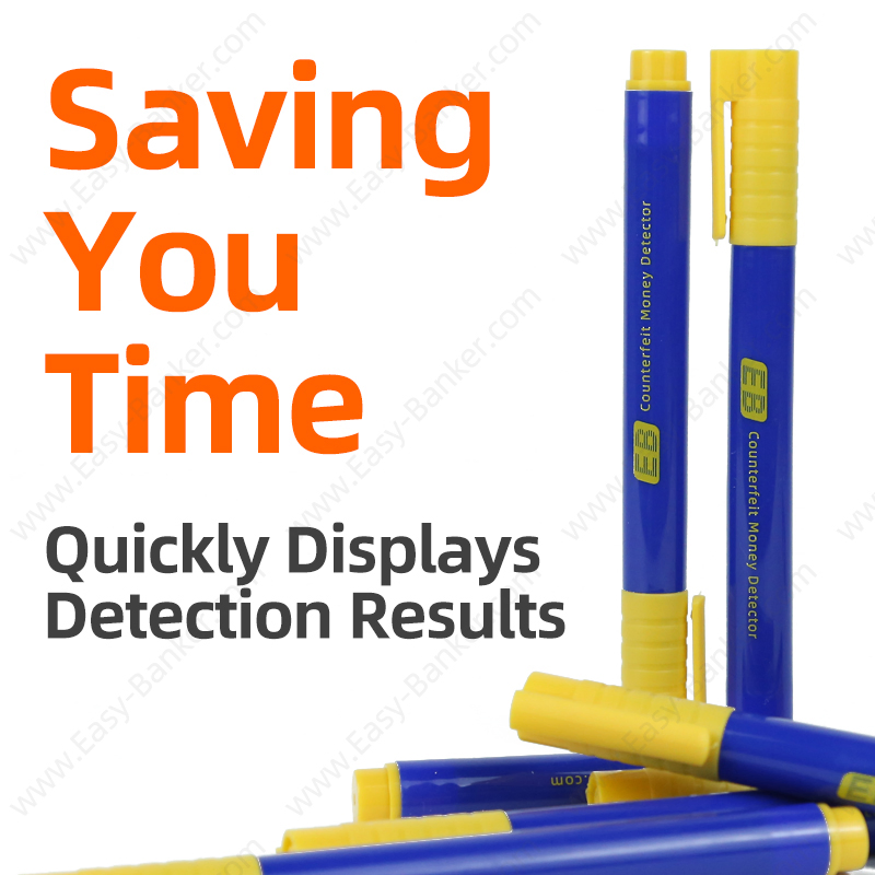 DC-665YBP Portable Plastic Bills Detector Water based Fake Money Tester Pen