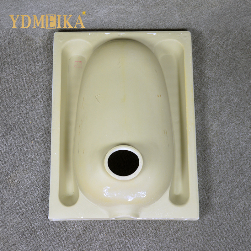 Cheap Price and Good Quality White Wc Squatting Pan Ceramic Squat Pans Non-Slip Squat Toilet