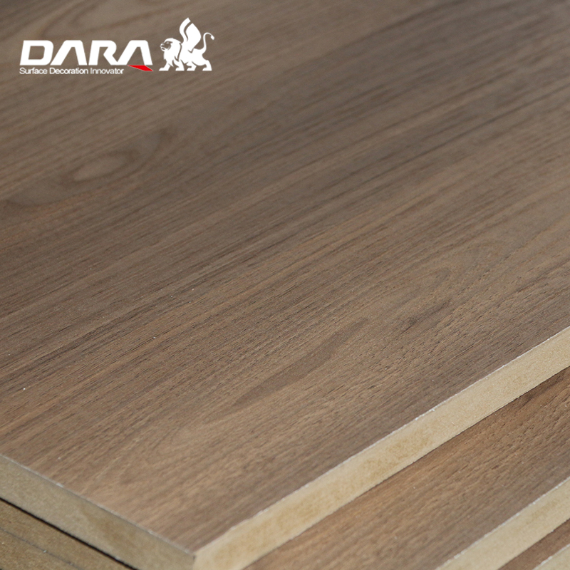 Synchronized Melamine MDF HDF Melamine MDF Covered Edge in Stock