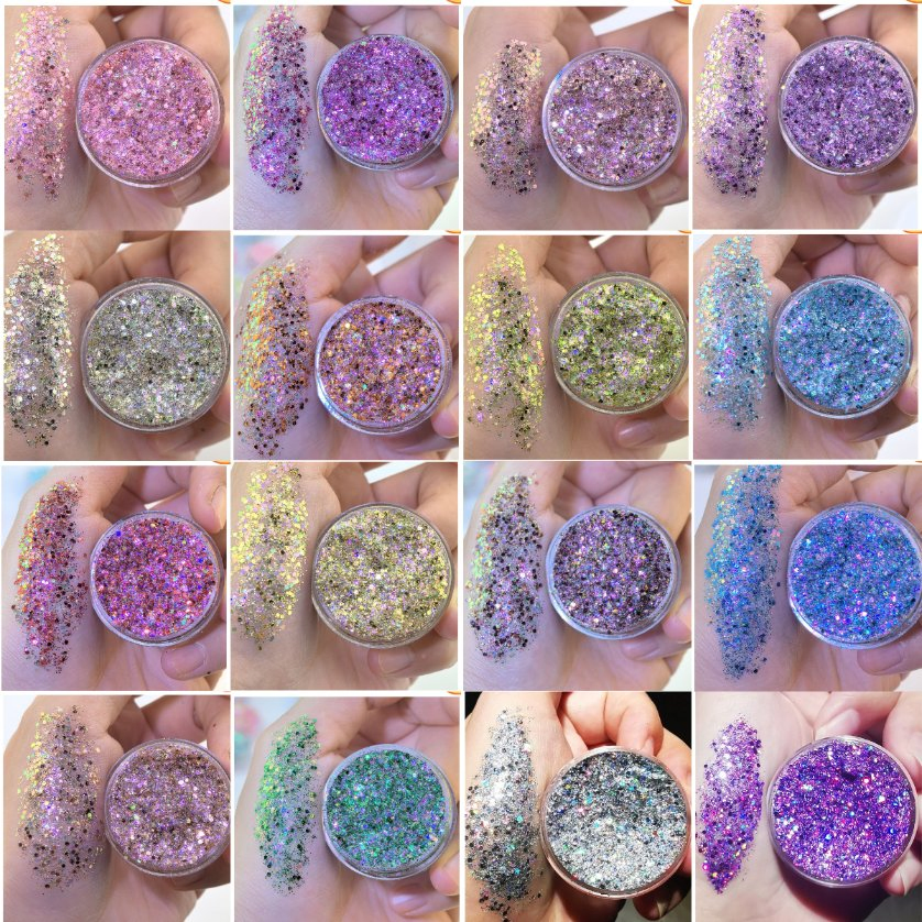 Glitter Glue Gel for Makeup, Face, and Body Art Makeup Glitters