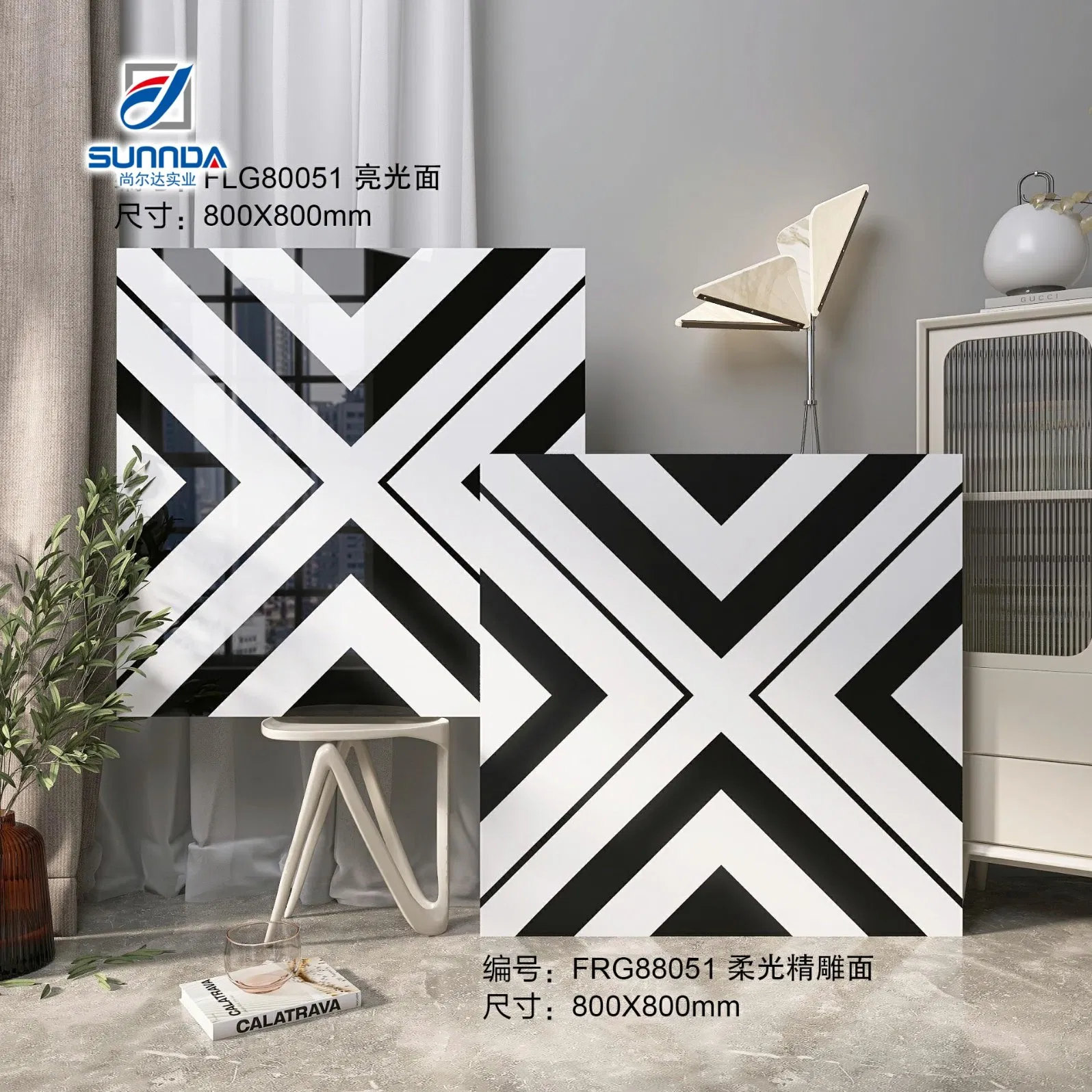 Foshan China Flower Art Designs Ceramic Wall and Floor Tile Kitchen and Bathroom Decoration