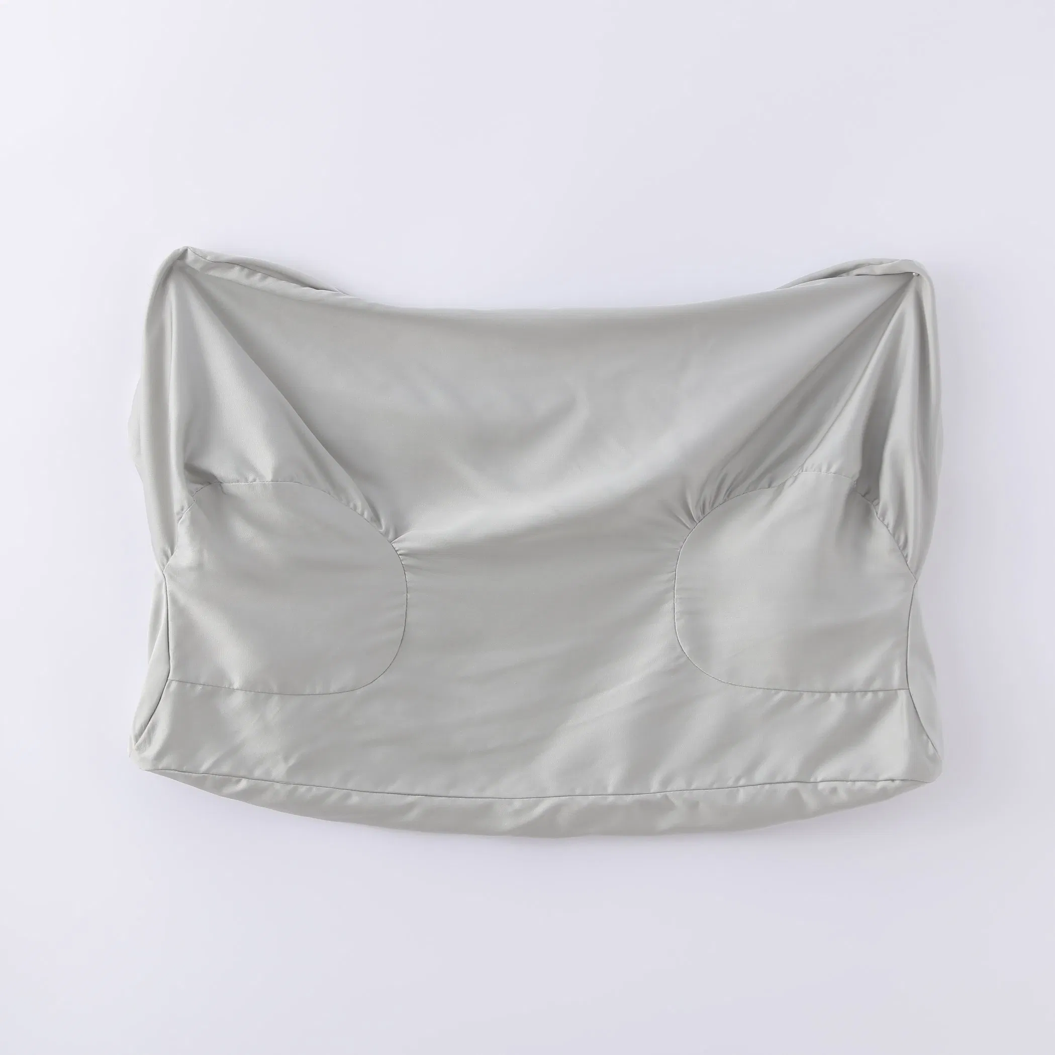 Custom Home Use Bamboo Woven Fabric Pillow Case Cover with Zipper