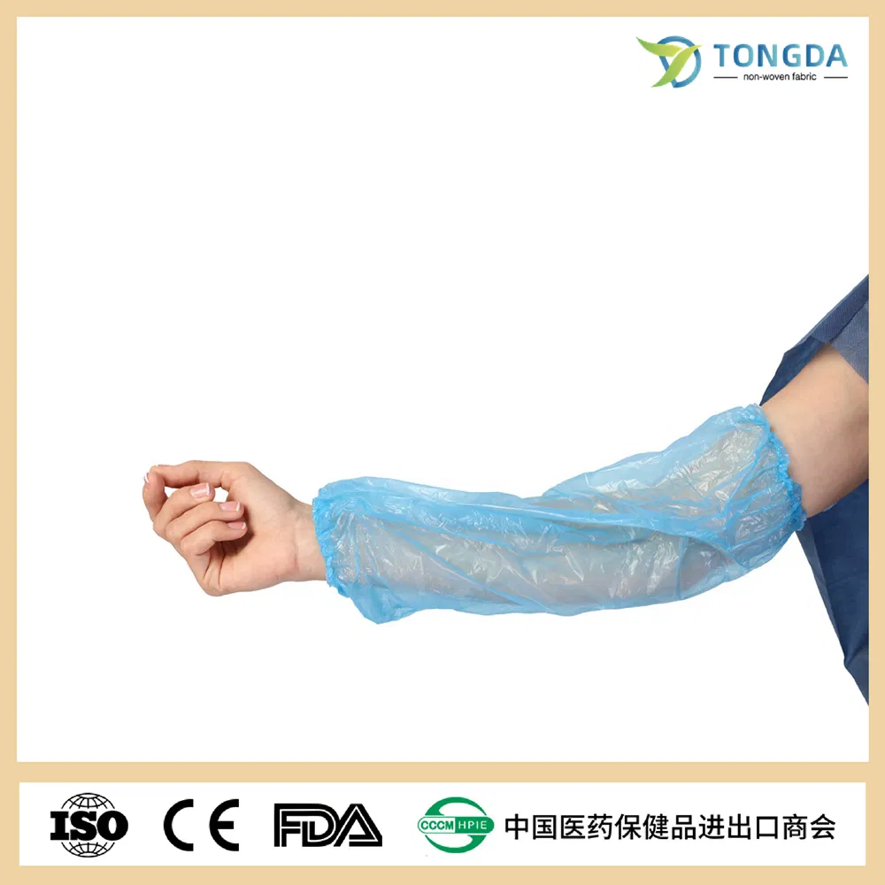 Plastic Disposable PE Sleeve Cover for Household Cleaning/Clean-Room/Food Processing