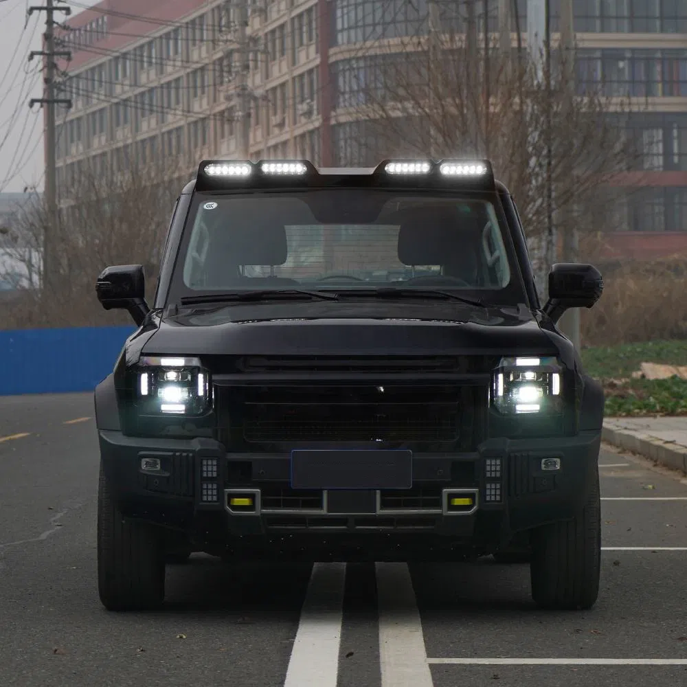 Черная светодиодная крышная лампа для Jetour T2 в стиле Defender