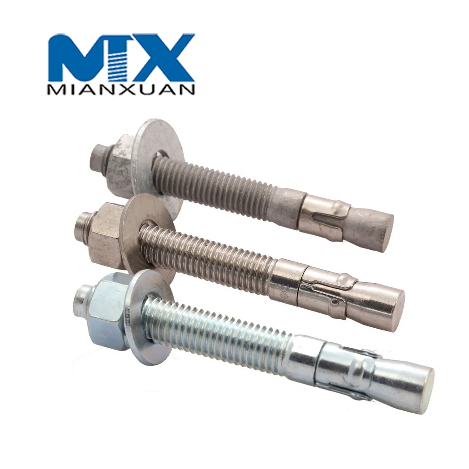 Анкерный болт из нержавеющей стали с шестигранной головкой