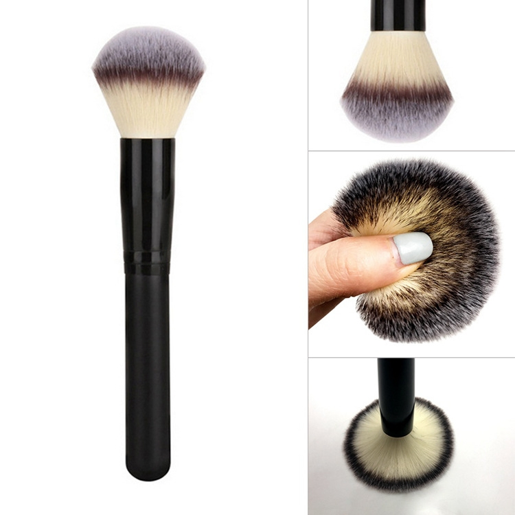 Single Soft Synthetic Long Handle Blush Concealer Powder Foundation Makeup Brush