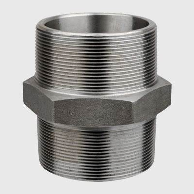 Stainless Steel Threaded Hex Hexagon Pipe Fitting Nipple