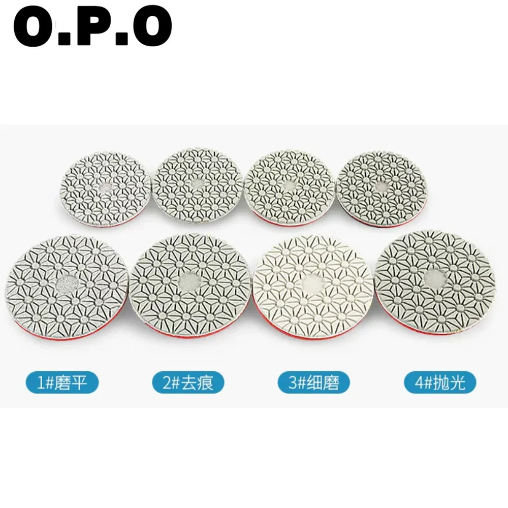 Алмазный полировальный диск 4 дюйма для мрамора и камня