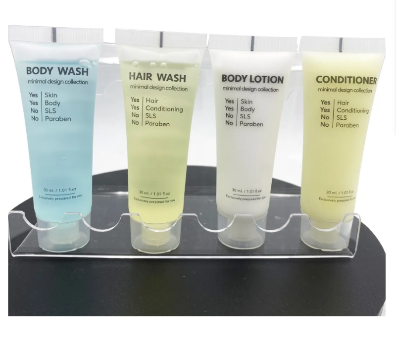 Sustainable Mini Size Hotel Shampoo Tube for Guestroom Amenities