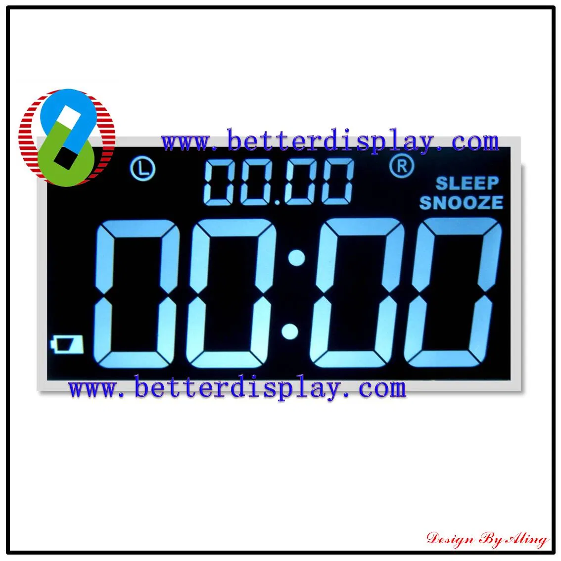 Va Type LCD Display Characters Customized LCD Module