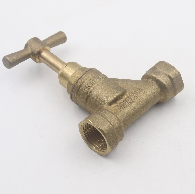 Casting Brass Bibcock Garden Water Faucet T Handle Brass Tap