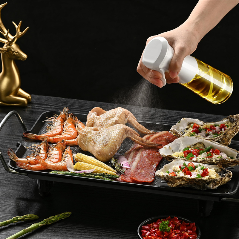 200ml Glass Olive Oil Spray Bottle Kitchen Gadgets Accessories Oil Sprayer for Cooking
