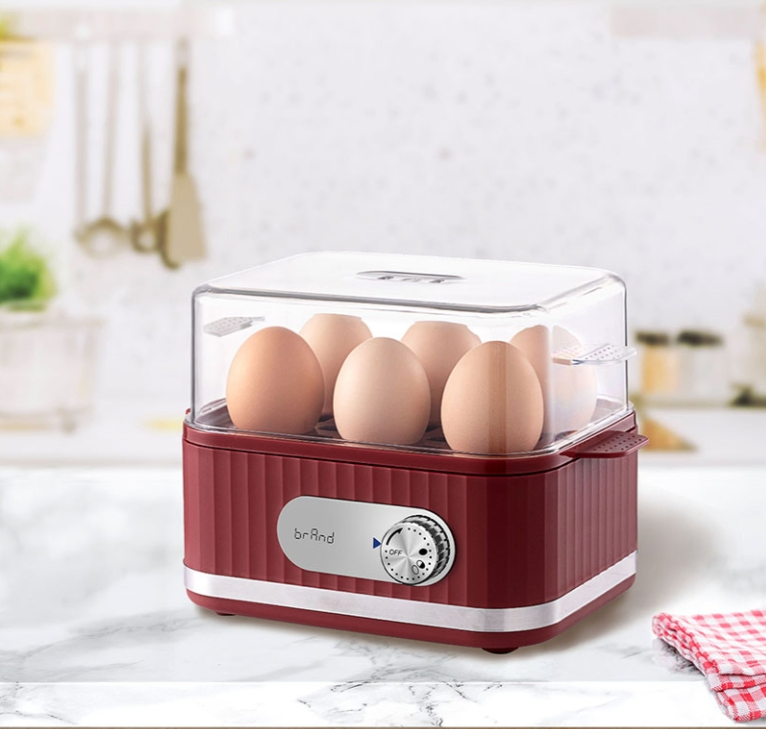 Rapid Egg Cooker Electric 6 Eggs Capacity, Auto Shut-off