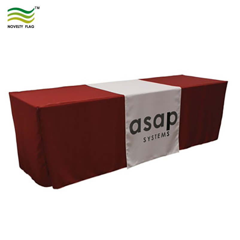 Custom Advertising Trade Show Event Table Cloth Runner