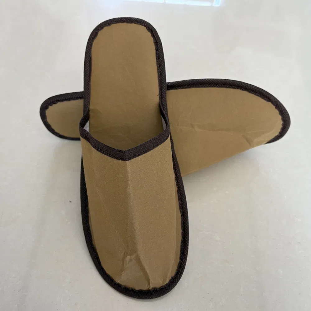 Hot-Transfer Printing Logo Environmentally Friendly Disposable Custom Slipper Hotel