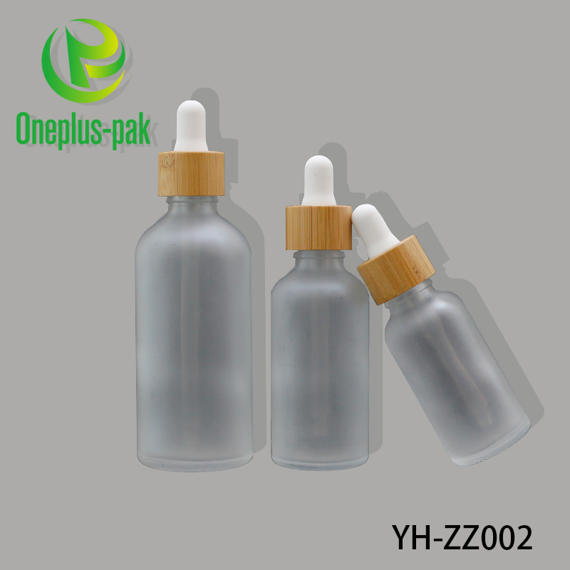 15ml 30ml 60ml 80ml 100ml 120ml Glass Dropper Bottle with Bamboo Closure