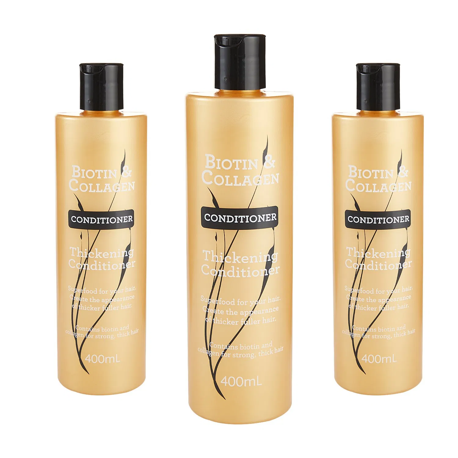 Biotin & Collagen Thickening Hair Conditioner Moisturising Damaged Hair 400ml