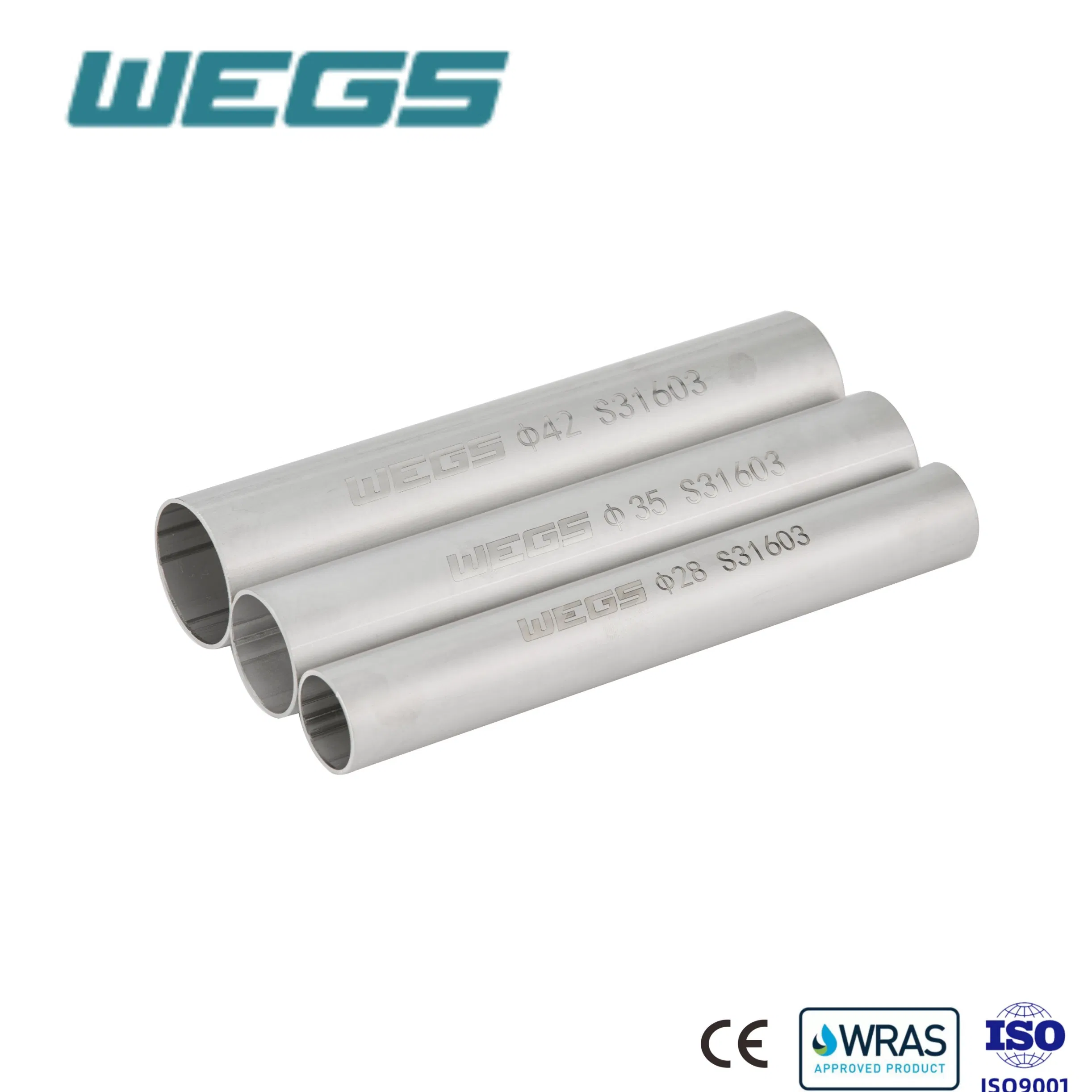 Wras Certified 304/316L Stainless Steel Tube for Food & Beverage Industry