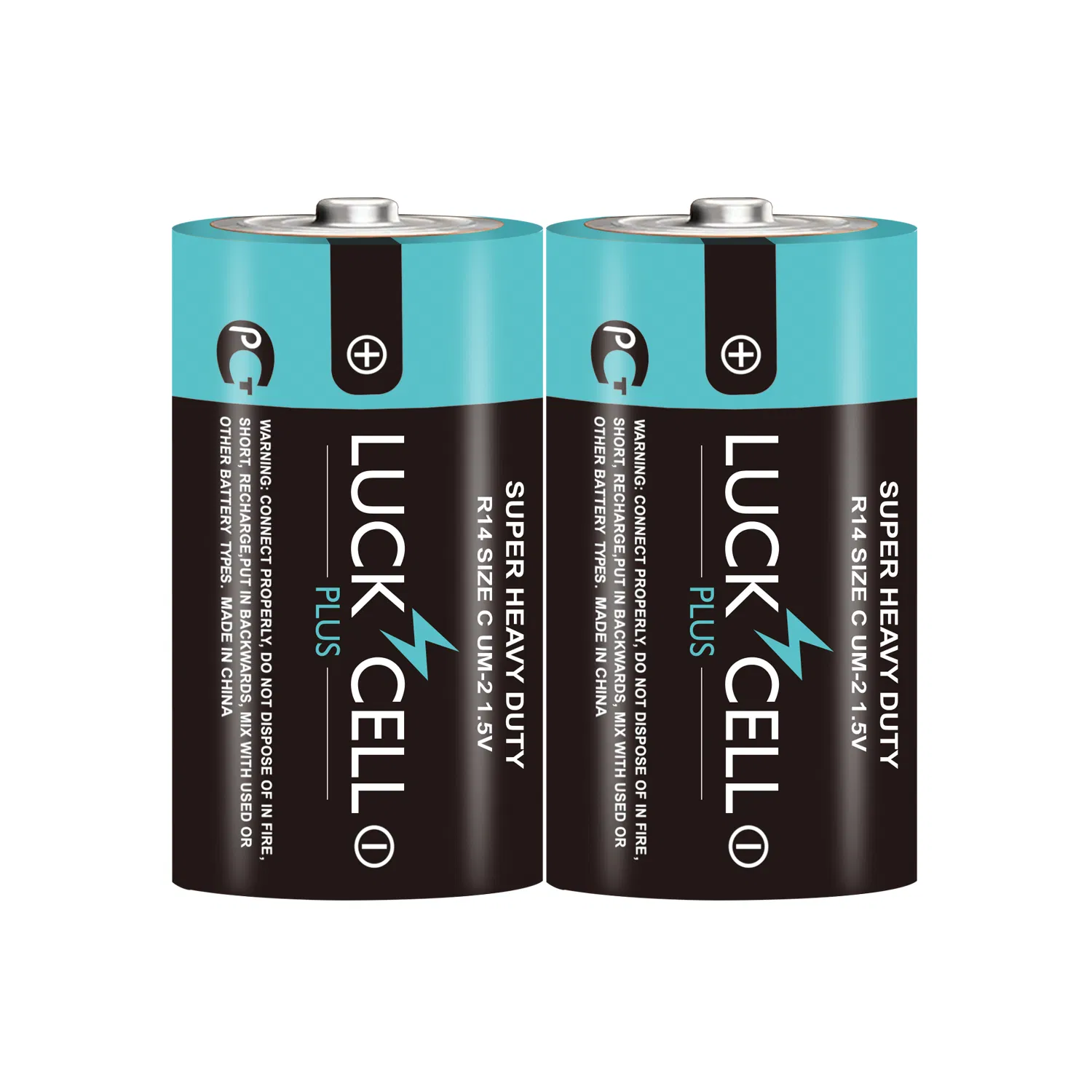Батарейки R14 C 1.5V Zinc Carbon Luckcell