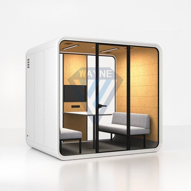 Soundproof Portable Easy Assemble DIY Mobile Meeting Booth Outdoor Indoor Home Office Pod