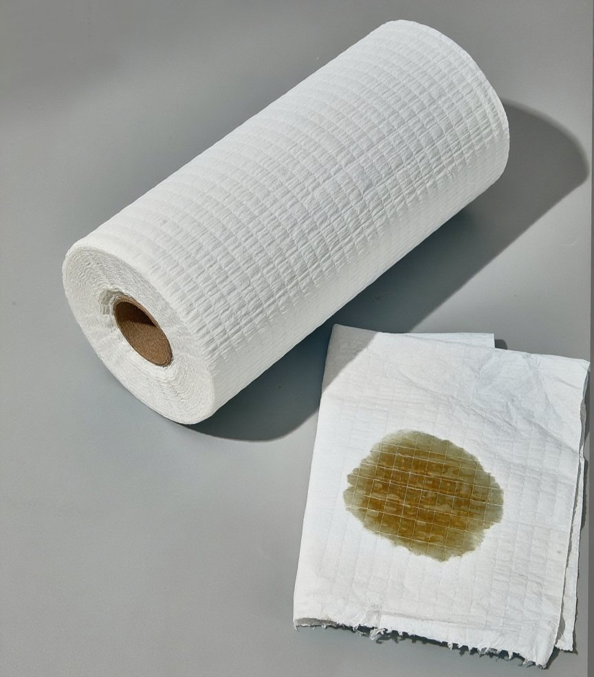Scrim Reinforced Hand Paper Towel Rolls for Medical/Kitchen Dry/Wet Strong Oil/ Water Absorption