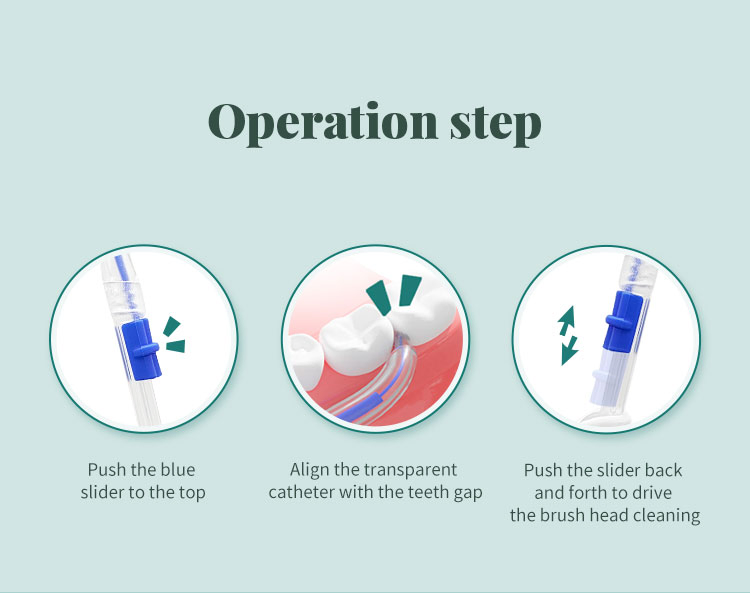 Interdental Brush Proxy Brush Built in Design Brush Portable for Travel