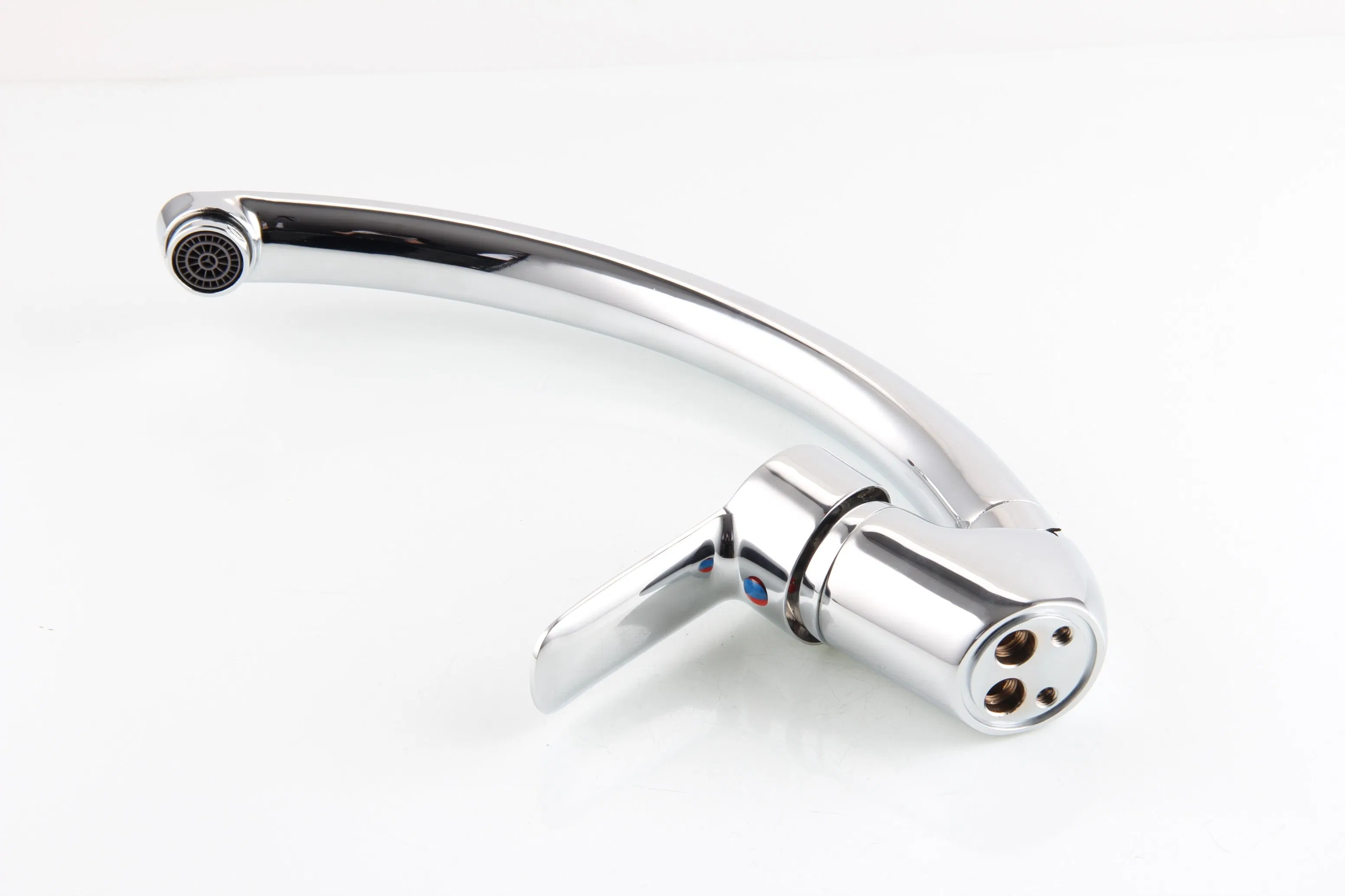 Brass Single Lever Faucet Kitchen Taps Contemporary Kitchen Mixer (VT 17106)