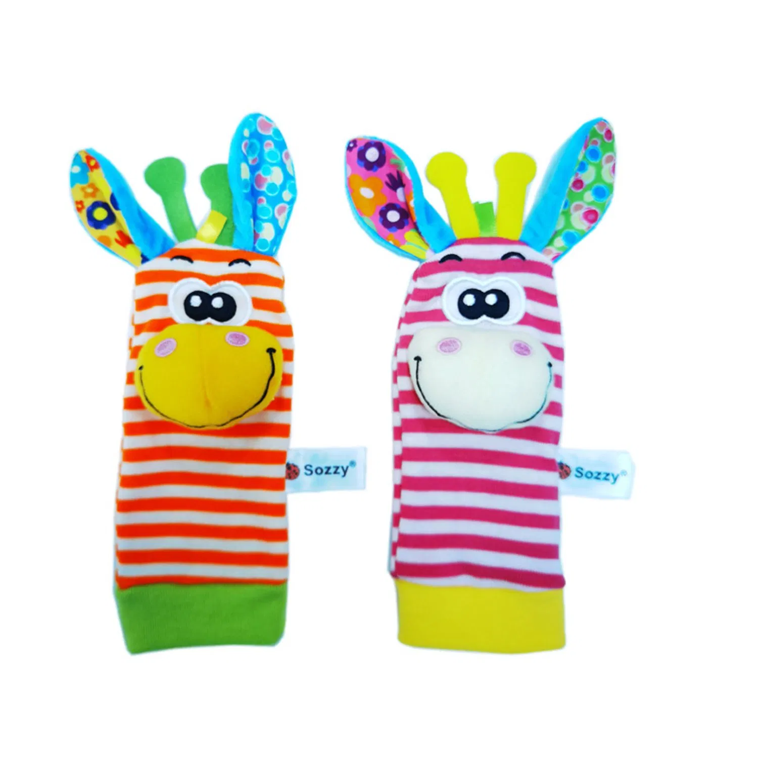 3-6 to 12 Months Girl Boy Learning Baby Infant Rattle Socks Toys