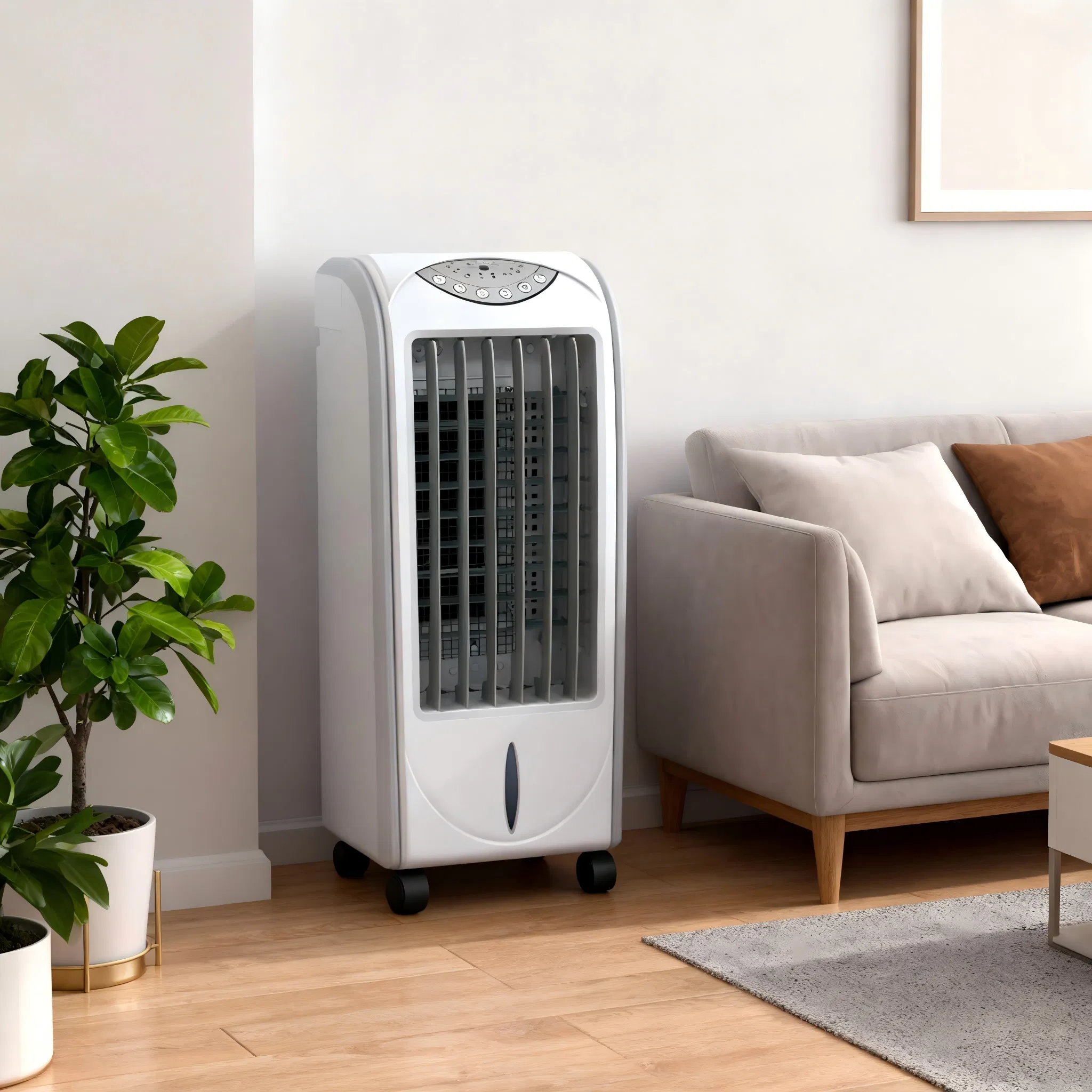 Compact Wholesale Portable Evaporative Air Cooler 6L Detachable Water Tank AC Electric for Households Outdoor Use with Cooling and Heating Air