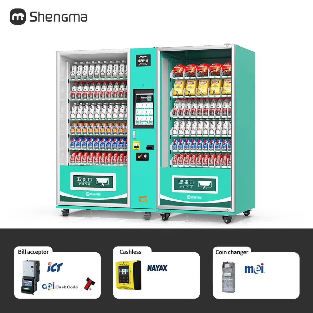 Universal Combo Vending Machine Suitable for Food Drinks Daily Necessities