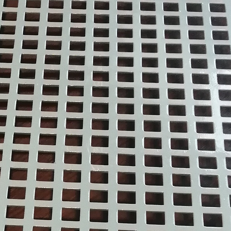 Aluminum PVDF Spraying Painting Bending Perforated Sheet for Curtain Wall