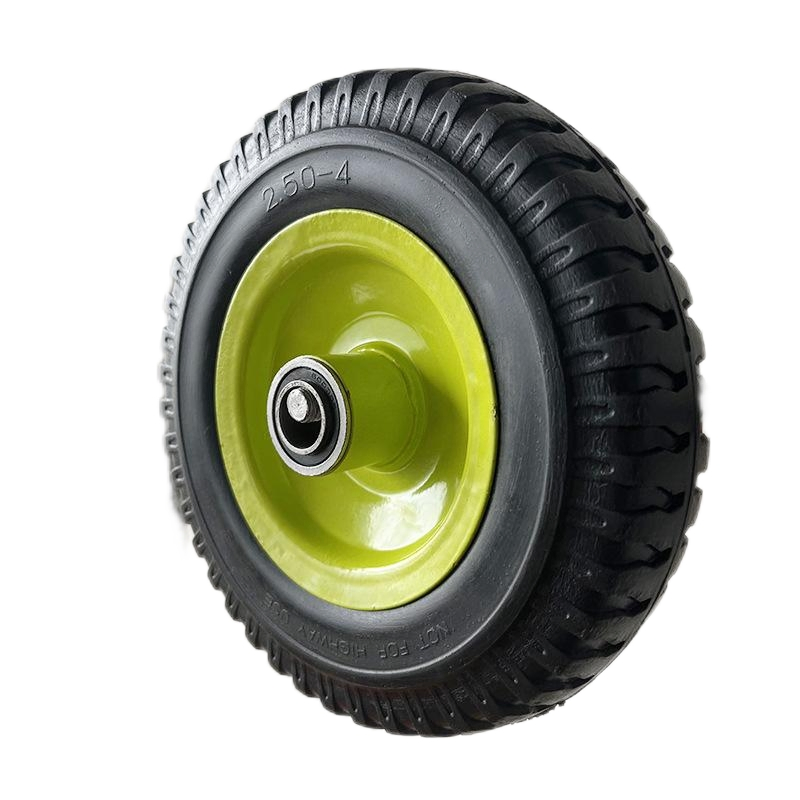 Foam Wheel 8 Inch 2.50-4 PU Tires Steel Rim Never Flat
