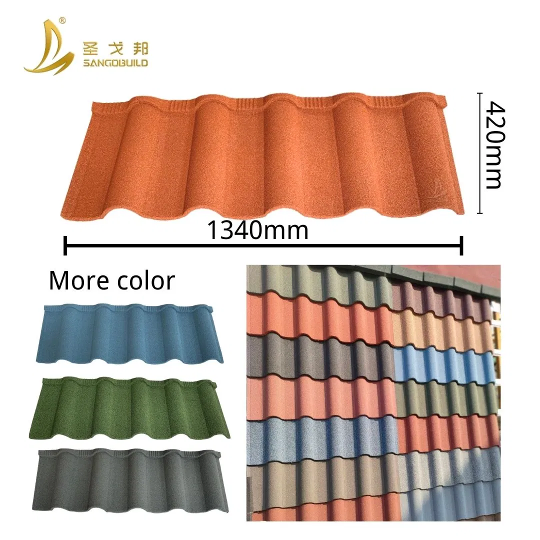 Каменные кровельные черепицы из оцинкованного алюминия