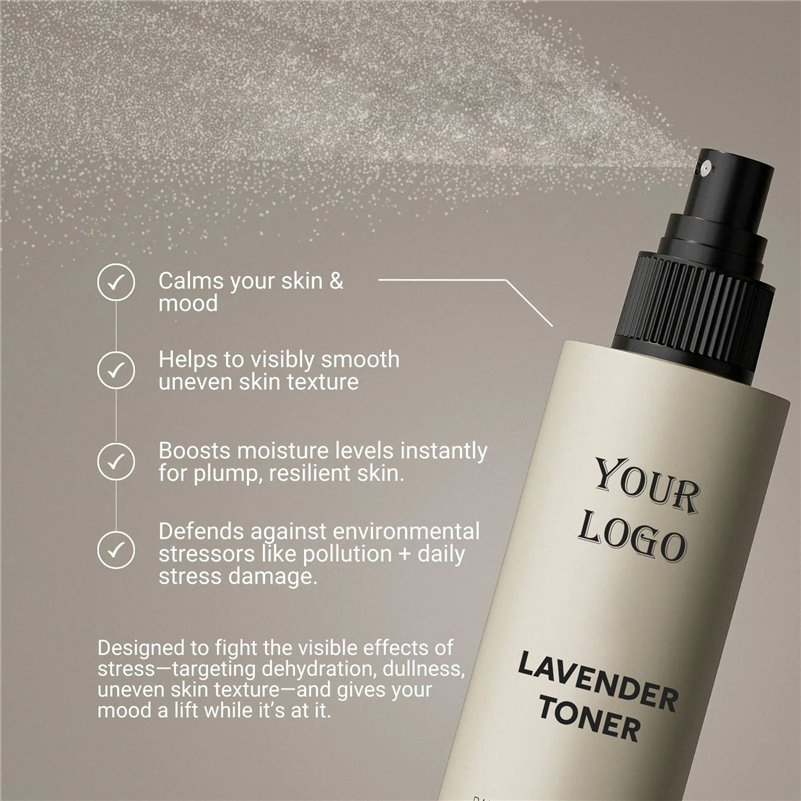 Ls166 OEM/ODM Lavender Toner for Sensitive Skin - Moisturizing & Oil-Control Skincare Expert